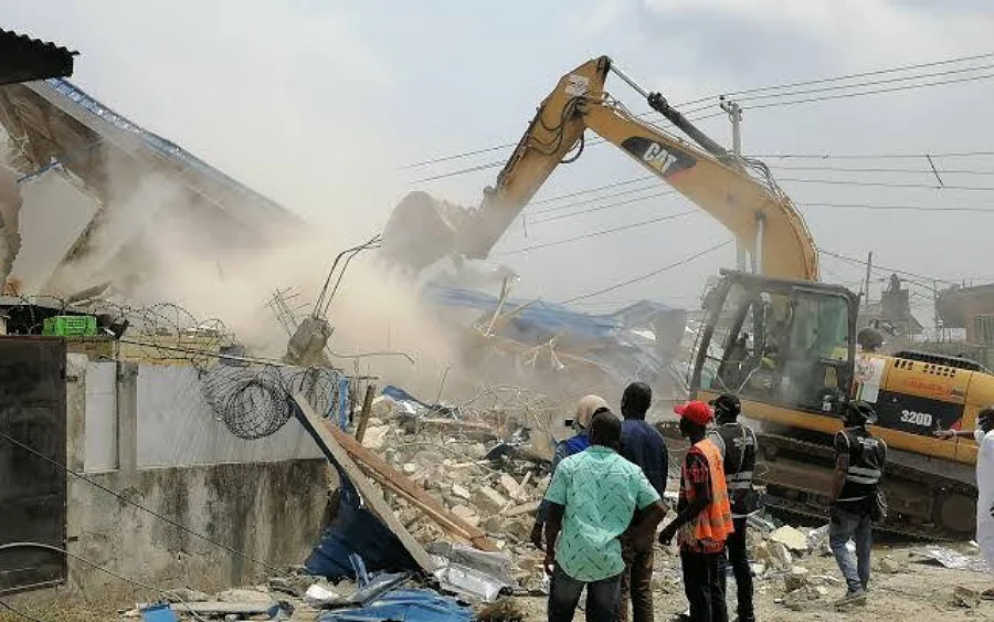 LAMATA-Demolishes-OPM-Church-Building-Amid-Controversy-Over-Compensation frontpage news