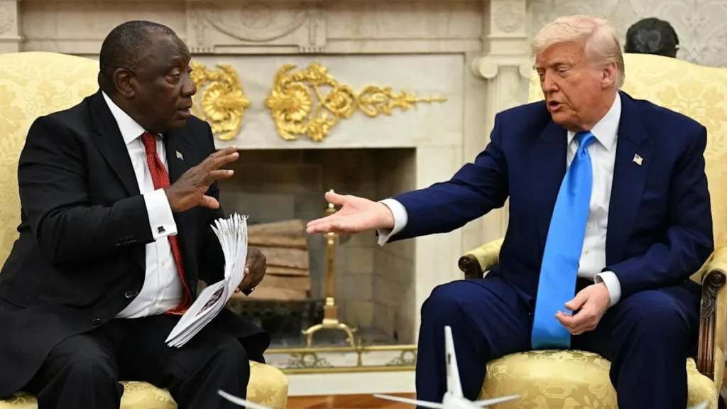 Trump's Claims of White Farmer Persecution in South Africa Spark Diplomatic Tensions