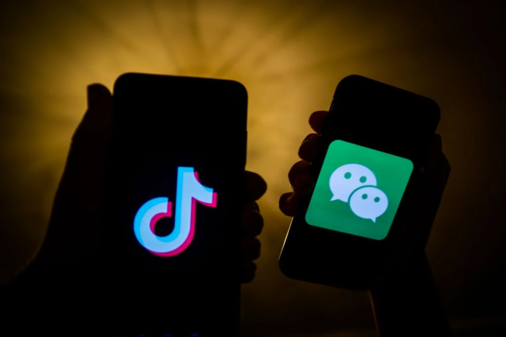 tiktok, wechat