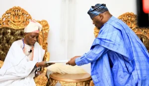 Atiku, El-Rufai, Others Pay Courtesy Visit to New Olubadan, Oba Ladoja 