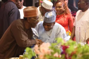 Peter Obi, Tambuwal, Tonye Cole Join Dignitaries at Amaechi’s Son’s Wedding 