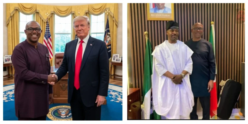Peter Obi Denies Meeting Trump, MC Oluomo After Viral Photo Claims