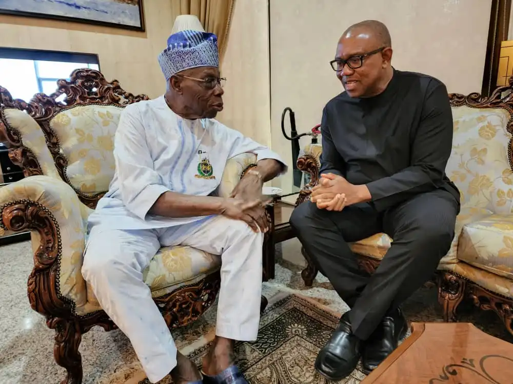 Peter Obi and Obasanjo