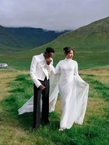 Temi Otedola Shares Wedding Pictures With Mr Eazi