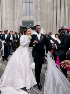 Temi Otedola Shares Wedding Pictures With Mr Eazi