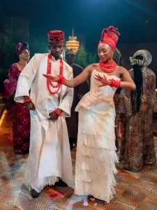 Temi Otedola Shares Wedding Pictures With Mr Eazi